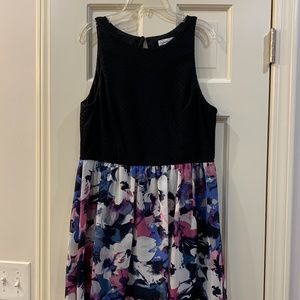 Floral black Juniors 11 dress